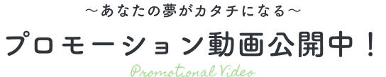 プロモーション動画公開中